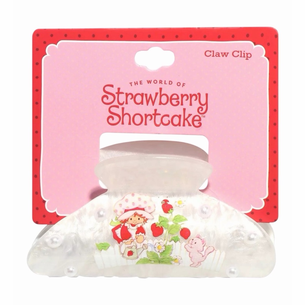 NEW Strawberry Shortcake Custard & Strawberry Hair Clip